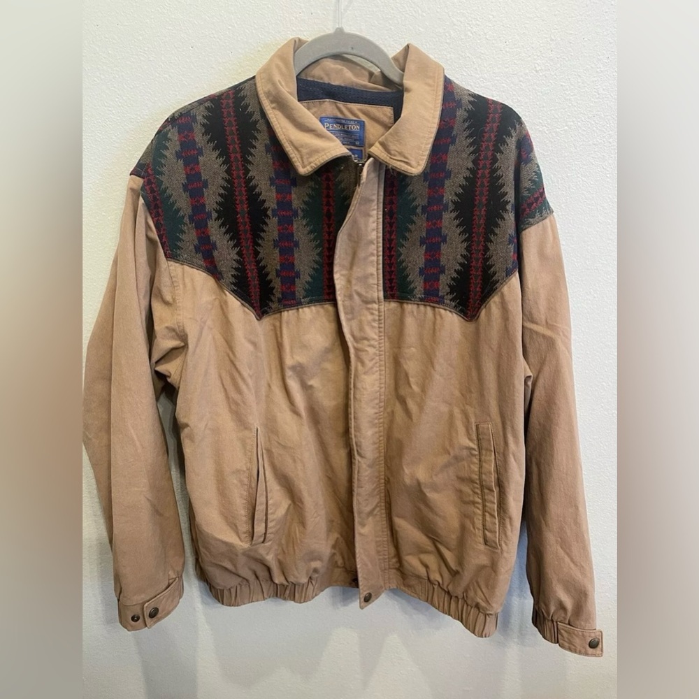 Vintage Men’s Pendleton High Grade Western Wear Ranch Zip Up Jacket Large
